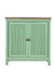 Nile Cabinet - Sage Green / Plywood and teakwood / L: 36’’ W: 15’’ H: 40’’; Shelf Height: 7.5’’ - Furniture