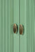 Nile Cabinet - Sage Green / Plywood and teakwood / L: 36’’ W: 15’’ H: 40’’; Shelf Height: 7.5’’ - Furniture