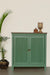 Nile Cabinet - Sage Green / Plywood and teakwood / L: 36’’ W: 15’’ H: 40’’; Shelf Height: 7.5’’ - Furniture