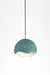 Nira Dome Pendant Lamp - Blue / Dia: 9’’ H: 9’’ / Papier Mâché - Lighting