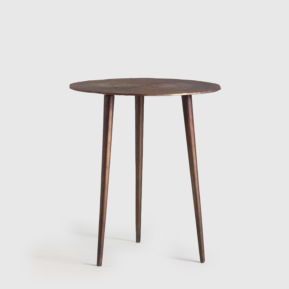 Nisse Accent Table - Aluminium / L:40.5 x B:40.5 x H:45.75 In cm - Indoor Furniture