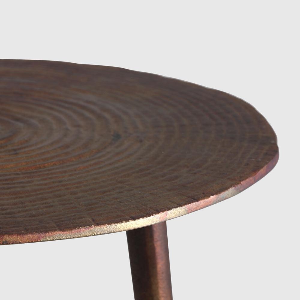 Nisse Accent Table - Aluminium / L:40.5 x B:40.5 x H:45.75 In cm - Indoor Furniture