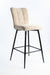 Niva Bar Chair - Mild Steel and Upholstery / CM - L:- 44 x W:- 62 x H:- 112 - Indoor Furniture