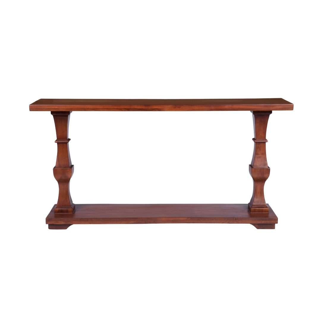 Noir Colonial Style Console - Teak / Teakwood / L: 60’’ W: 14’’ H: 30’’ - Furniture