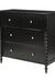 Noir Storage Cabinet - Black / Frame: Teak veneer and plywood; Legs: Teakwood; Storage: Lined with laminate inside;
