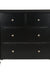 Noir Storage Cabinet - Black / Frame: Teak veneer and plywood; Legs: Teakwood; Storage: Lined with laminate inside;