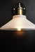 Nordic Conical Glass Wall Sconce Frosted Shade