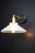 Nordic Conical Glass Wall Sconce Frosted Shade