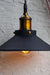 Nordic Conical Midnight Gold Industrial Ceiling Pendant Light