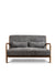 Nordic Sofa - L:- 130 x W:- 83 x H:- 7 In Cms / Boucle fabric + Rubber wood / Grey - Indoor Furniture
