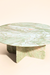 Norge Coffee Table Pista - L:130x W:127x H:69 In Cms / Green / Marble - Indoor Furniture