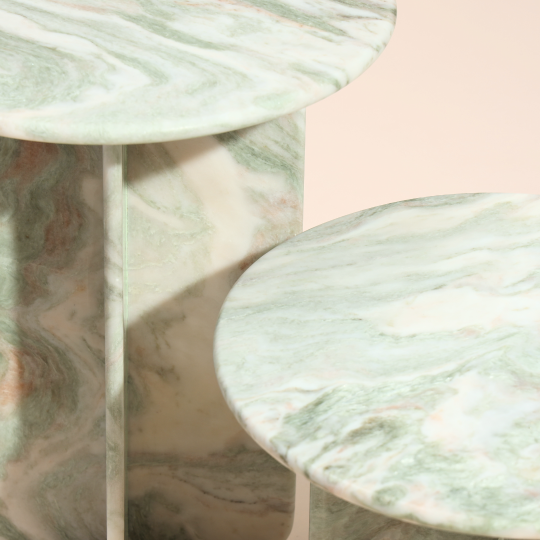 Norge Marble Side Table Pista - Indoor Furniture