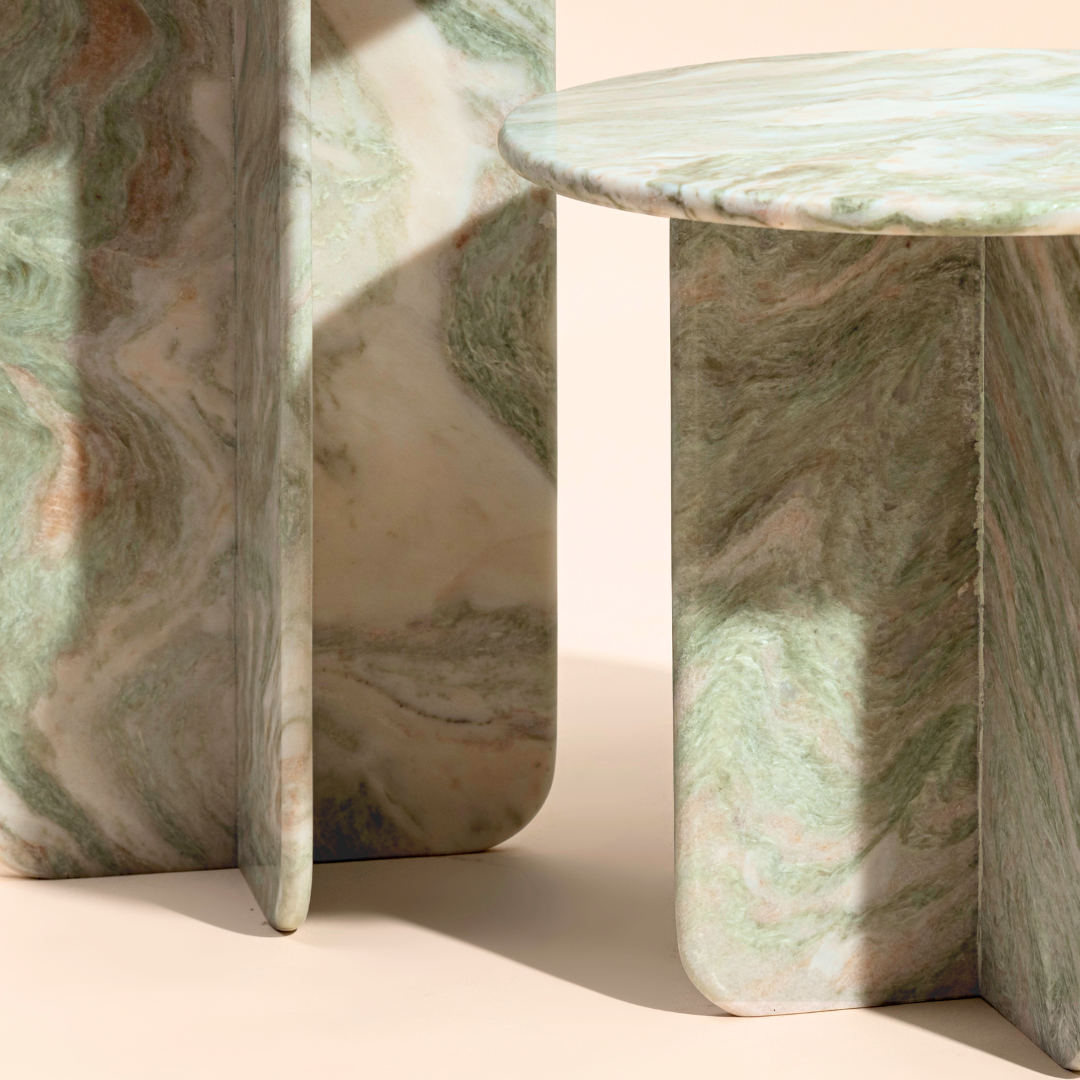 Norge Marble Side Table Pista - Indoor Furniture