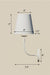 Nova Brass Fabric Wall Lamp - Brass / Iron / Dia - 6 inches - Lighting