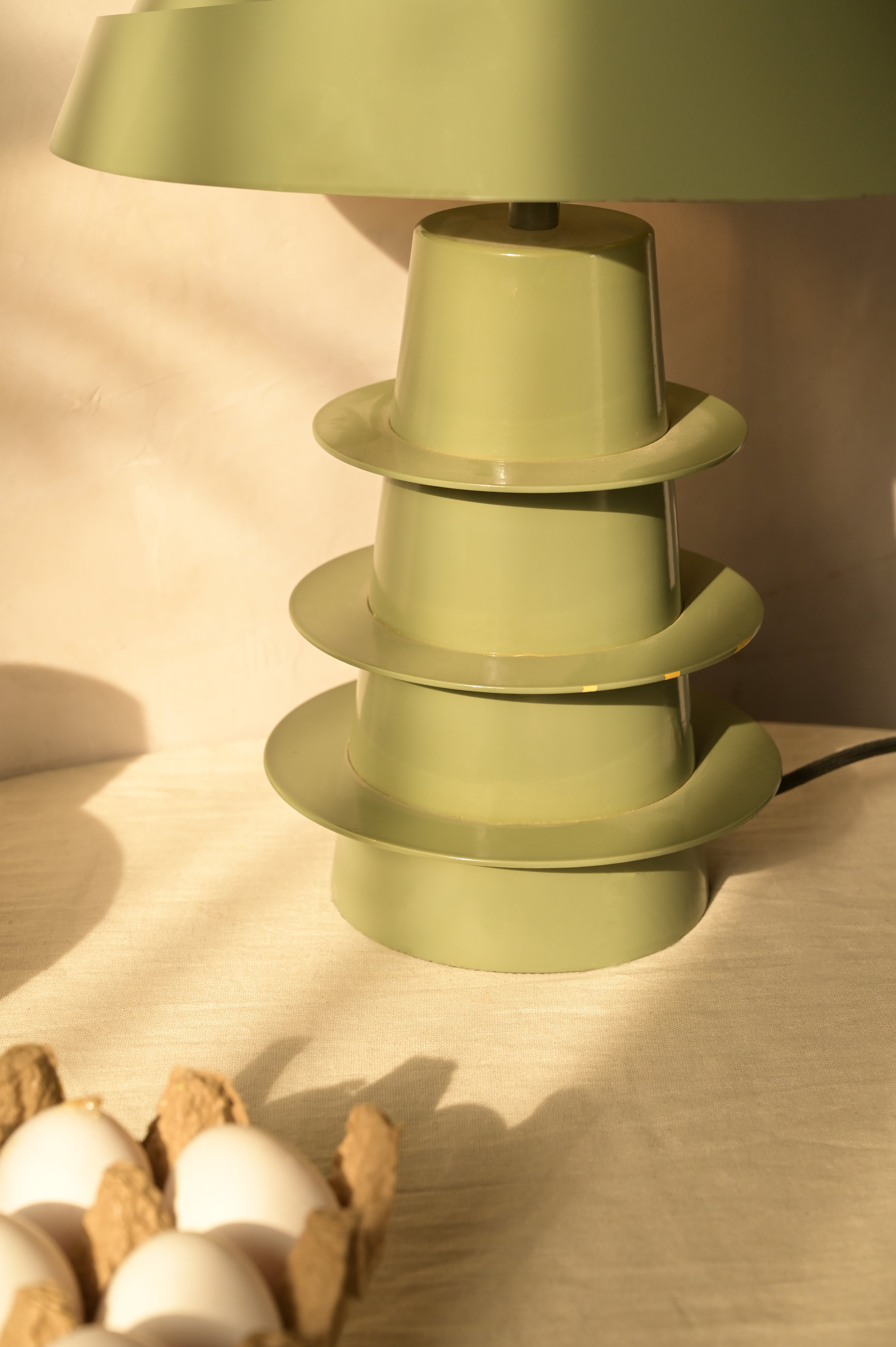 Nova Table Lamp - L:10 x W:10 x H:16 In inches / Metal - Lighting