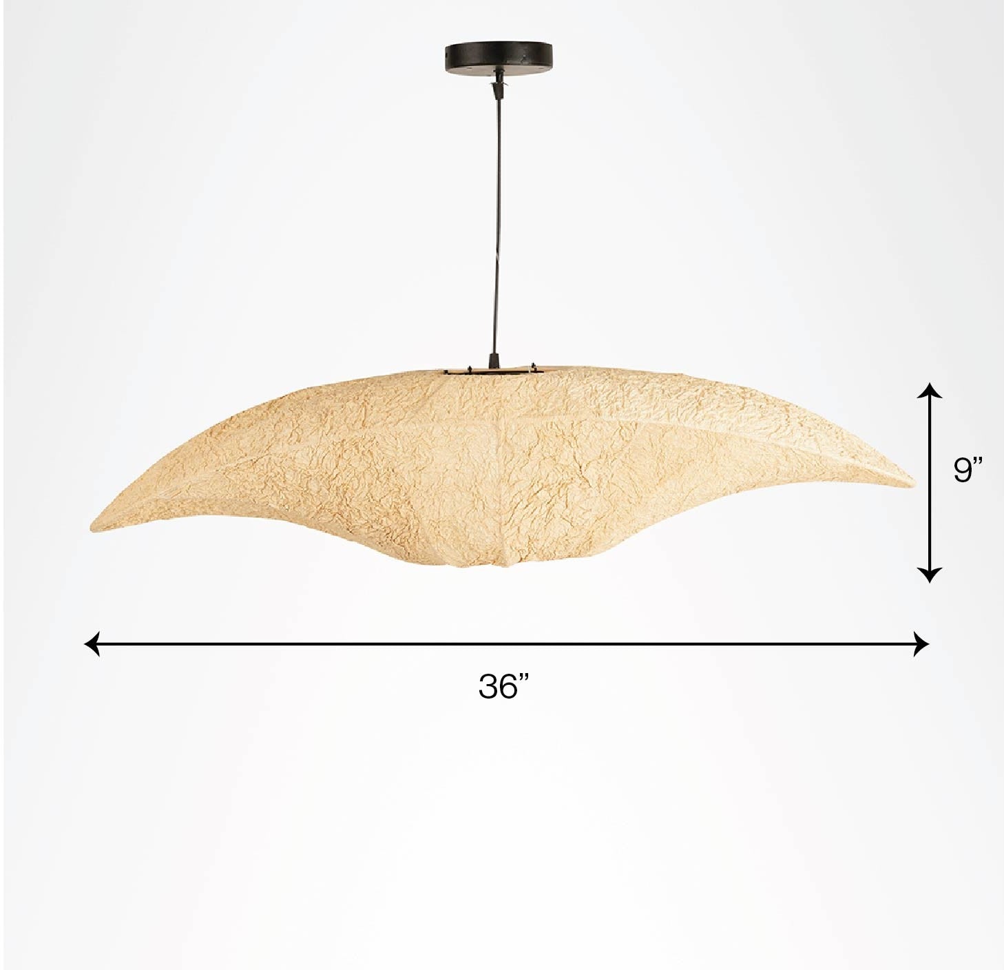 Papyrus Crescent Pendant Lamp