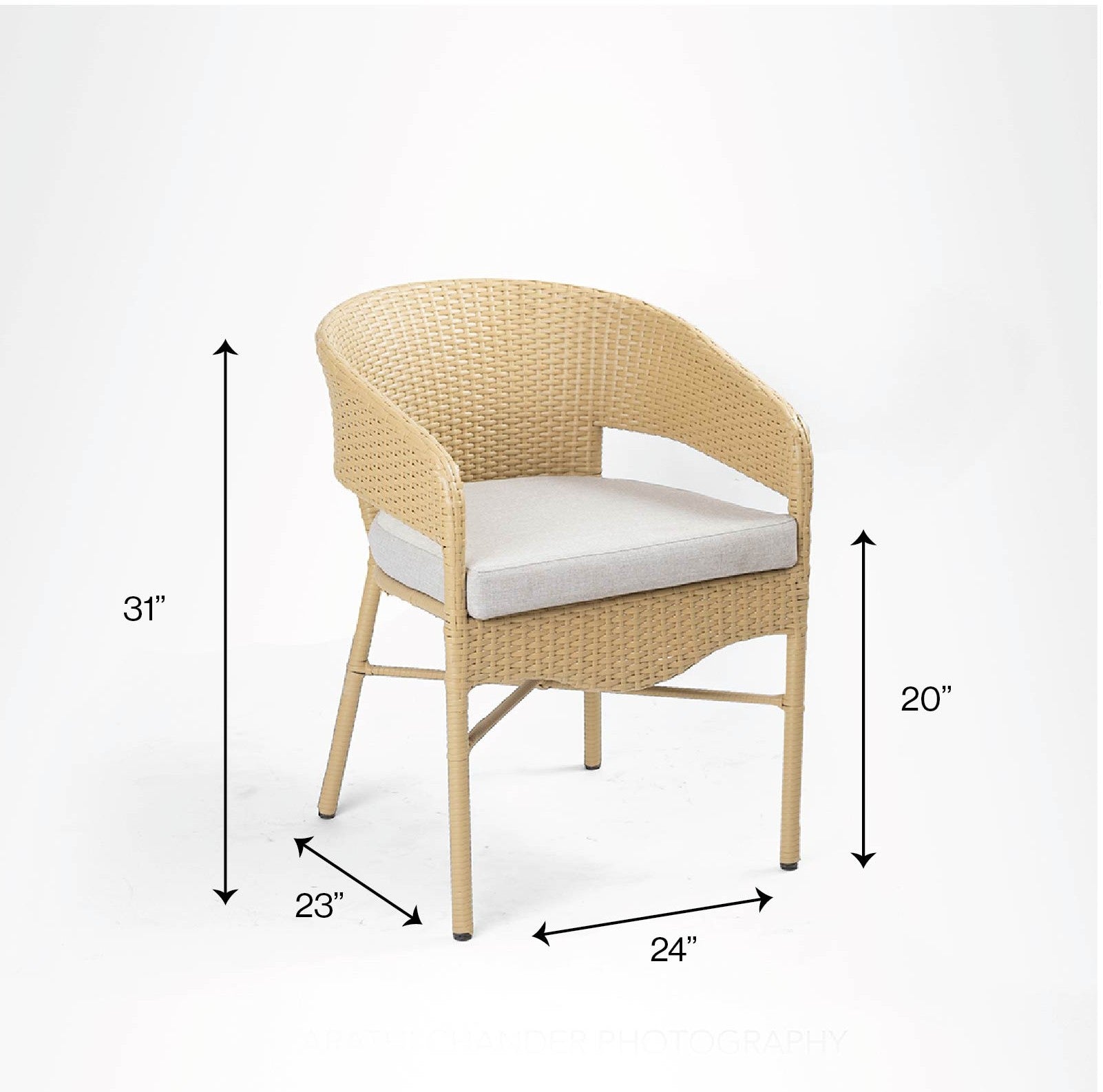Elio Outdoor Chair Set of 2