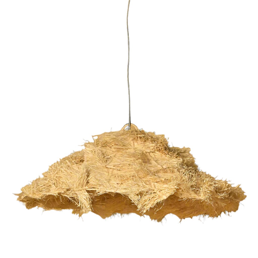 Nusa Pendant Lamp 45 - Sisal / L:76 x B:46 x H:24 In cm - Lighting