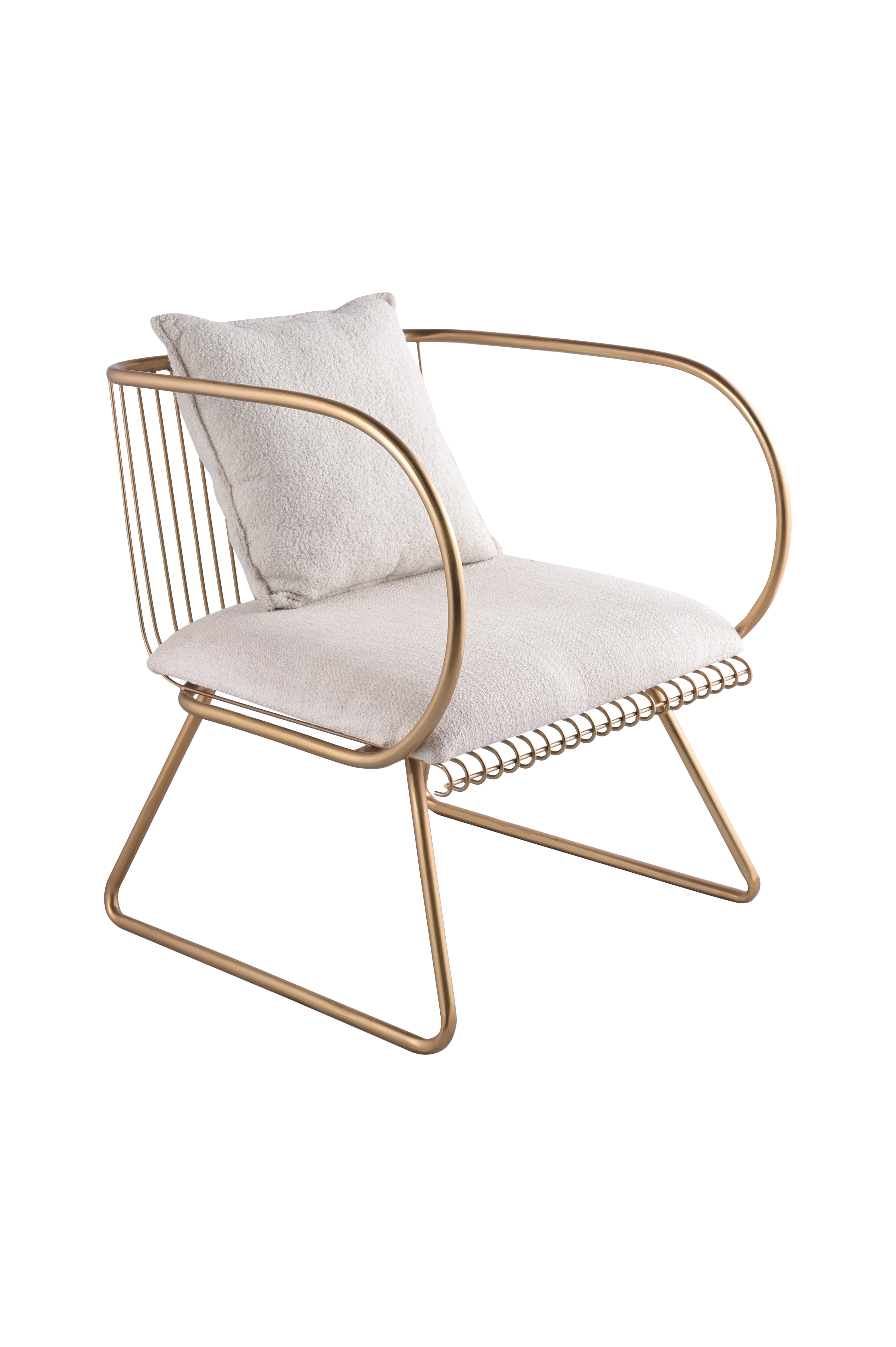 Nuvé Lounger - L:24 x W:24 x H:28 In inches / Metal - Indoor Furniture