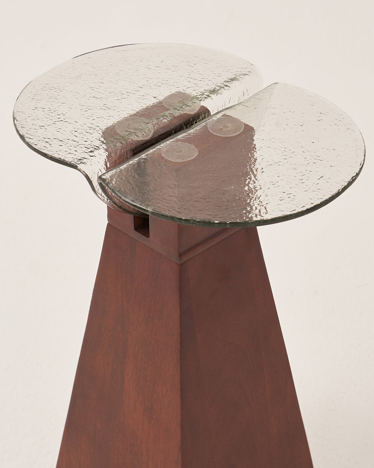 Obelisk Table - Brown / Mango wood / 43L X 31W X 57H In Cms - Indoor Furniture
