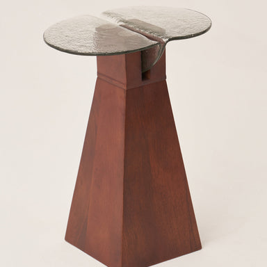 Obelisk Table - Brown / Mango wood / 43L X 31W X 57H In Cms - Indoor Furniture