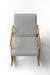 Oda Rocking Chair - Cosmo Norman Pistachio 11343 Ply & Foam Upholstery Structure; Suncity White Ash Frame / L:24’’ x