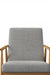 Oda Rocking Chair - Cosmo Norman Pistachio 11343 Ply & Foam Upholstery Structure; Suncity White Ash Frame / L:24’’ x