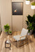 Oda Rocking Chair - Cosmo Norman Pistachio 11343 Ply & Foam Upholstery Structure; Suncity White Ash Frame / L:24’’ x