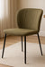 Odin Dining Chair - Green / MS and Fabric / L:- 57 x W:- 51 x H:- 82 In Cms - Indoor Furniture