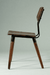 Old School Chair | Set Of 2 - Walnut / Sheesham wood and MS / L:41 x D:49 x H:80 in cm - Indoor Furniture