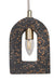 Olio Lamp - Jaiselmer, Black Chips on Black Base / L: 14.5cm x B: 4.0cm x H: 20.5cm / Terrazzo - Stone chips in cement