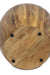 Olivia Drum Side Table - Light Walnut / Wood / L:53 x D:53 x H:60 in cm - Indoor Furniture
