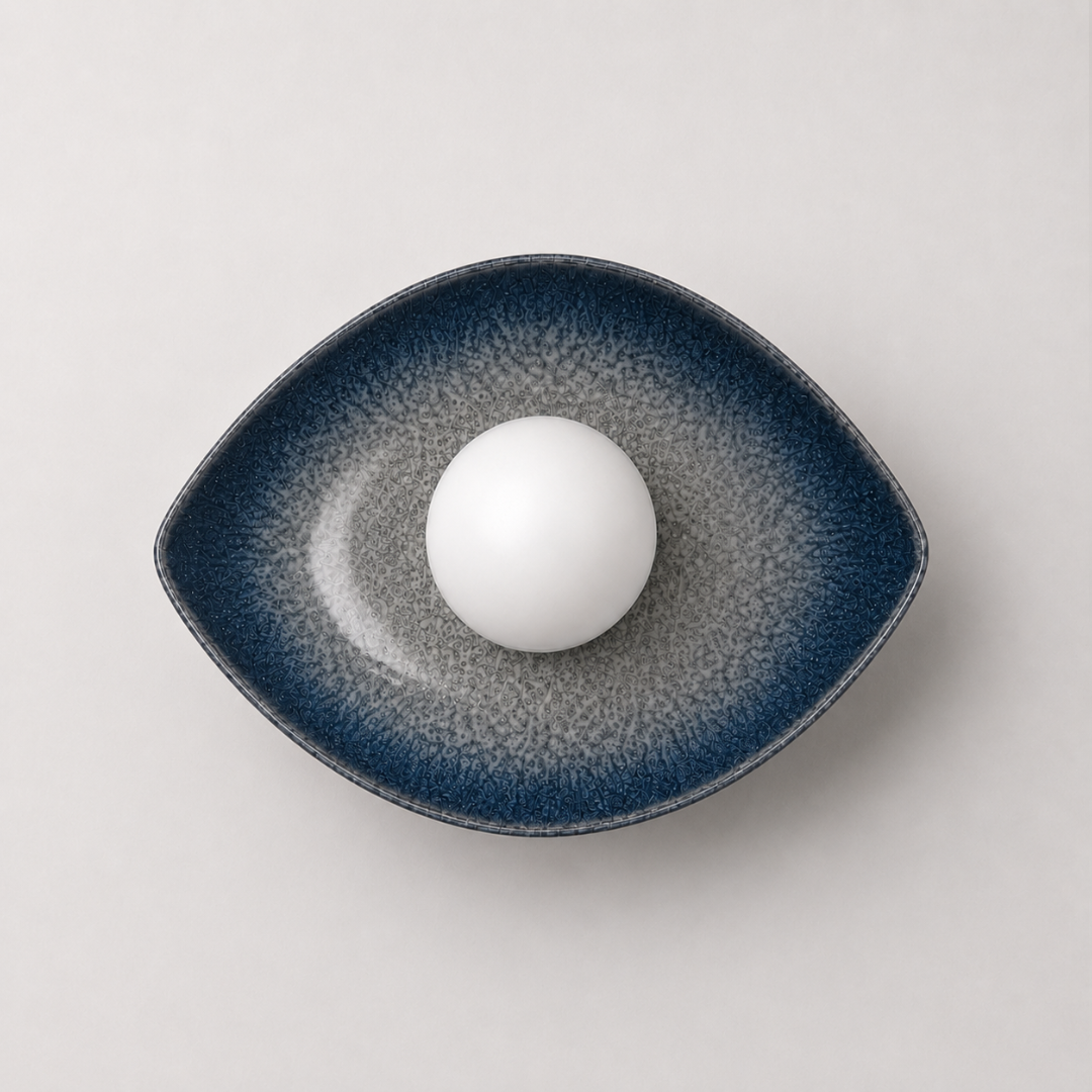 Onda Wall lamp - Blue / Ceramic - Lighting
