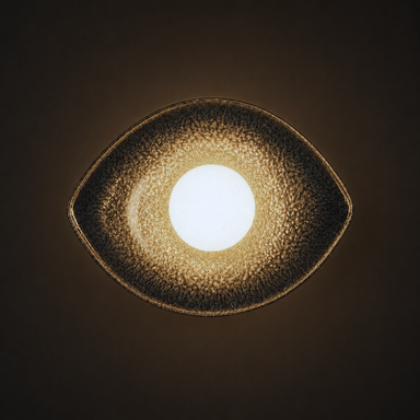 Onda Wall lamp - Blue / Ceramic - Lighting