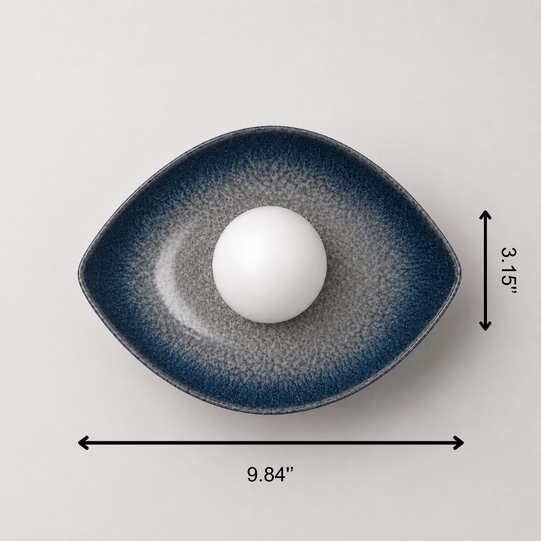 Onda Wall lamp - Blue / Ceramic - Lighting