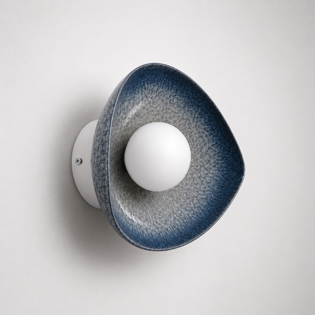 Onda Wall lamp - Blue / Ceramic - Lighting
