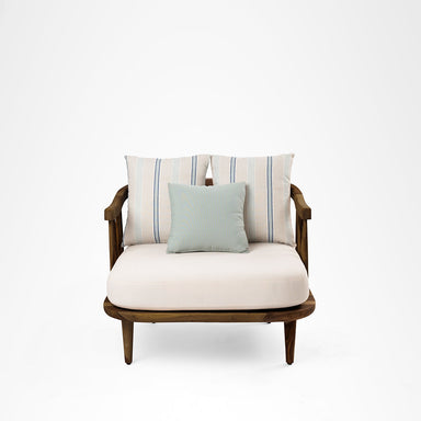 Onyx Lounge Chair - Walnut / Sheesham Wood / W: 34 ’ D: 31’’ H: 27’’SH: 15’’ - Indoor Furniture