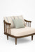 Onyx Lounge Chair - Walnut / Sheesham Wood / W: 34 ’ D: 31’’ H: 27’’SH: 15’’ - Indoor Furniture
