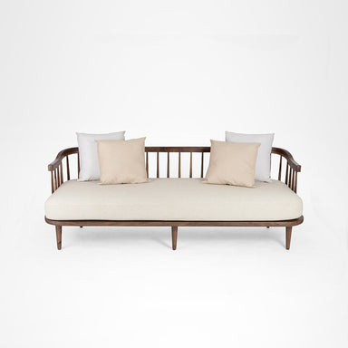 Onyx Sofa - W: 76’’ D: 30’’ H: 27’’ SH: 17’’ / Walnut / Sheesham Wood - Furniture