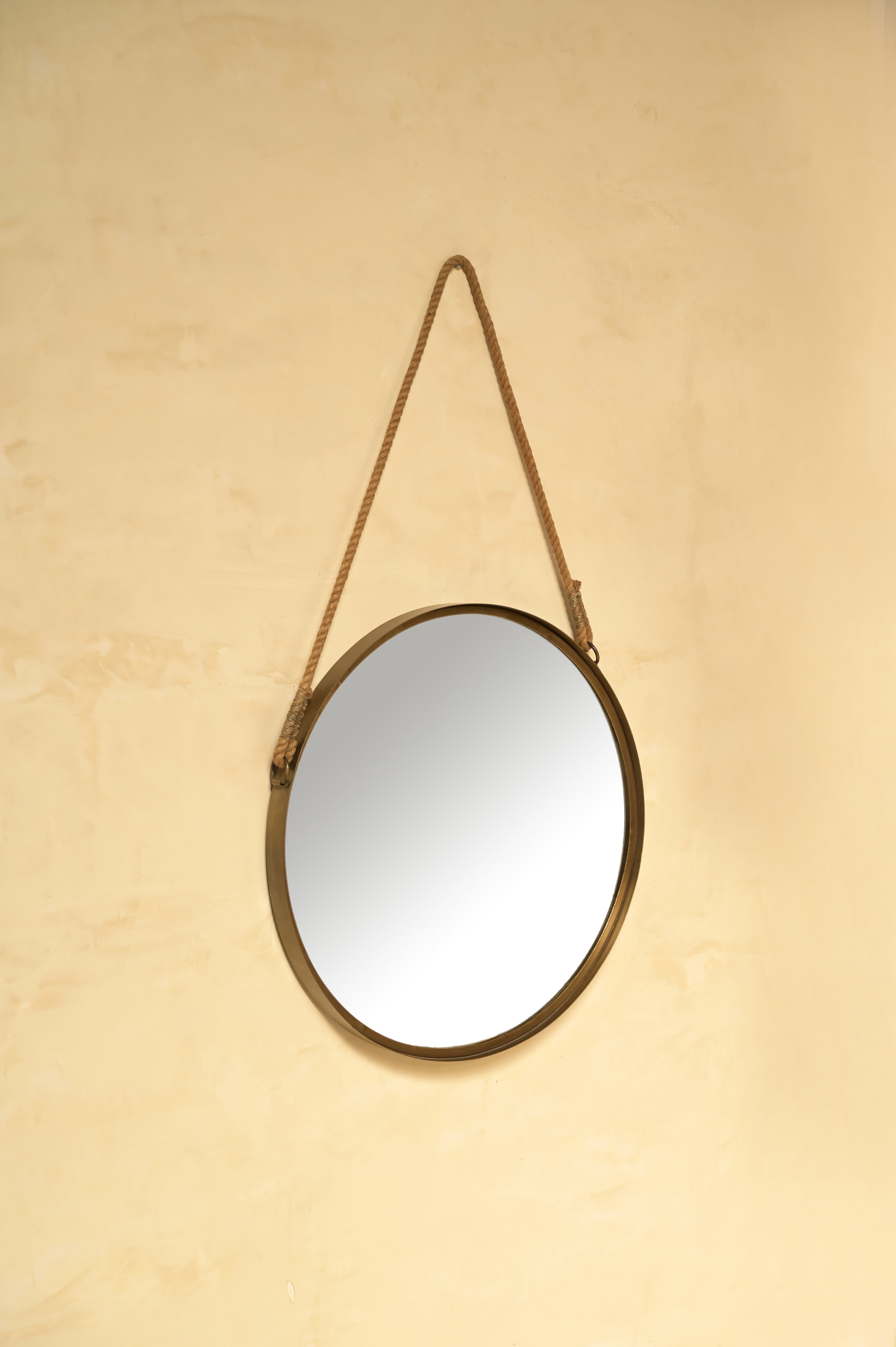 Opal Wall Mirror - L:24 x W:2 x H:24 In inches / Metal and Mirror - Décor