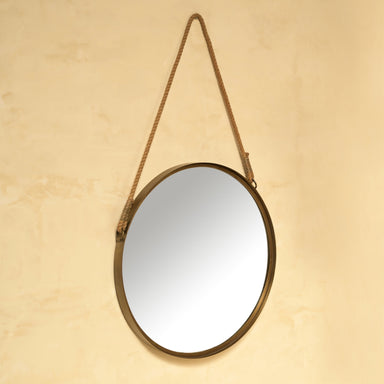 Opal Wall Mirror - L:24 x W:2 x H:24 In inches / Metal and Mirror - Décor