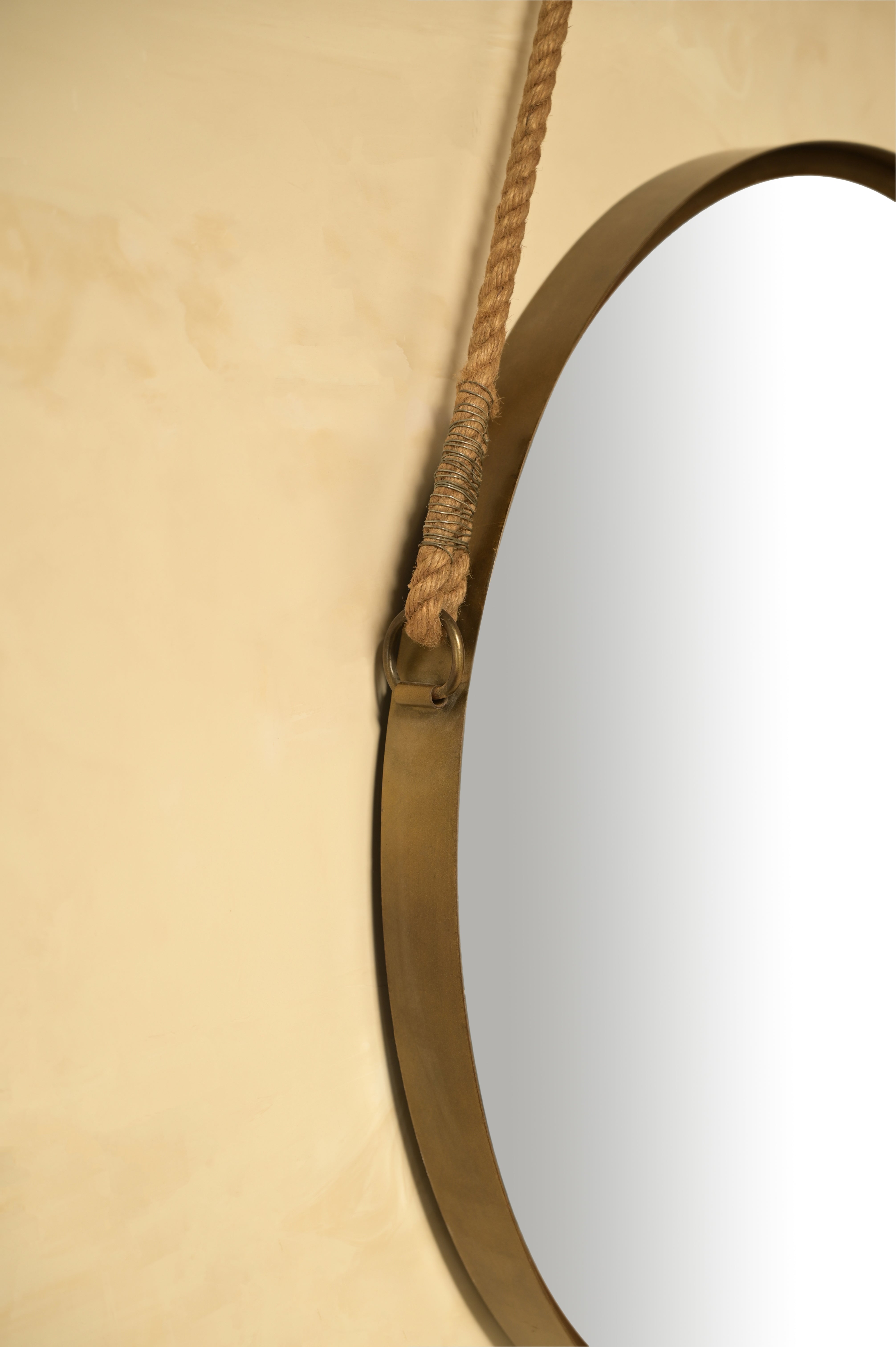 Opal Wall Mirror - L:24 x W:2 x H:24 In inches / Metal and Mirror - Décor