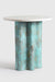 Oralbo Table - Aluminium + Marble / L:47 x B:47 x H:50 In cm - Indoor Furniture
