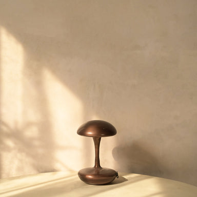 Orbix Portable Table Lamp - L:6 x W:6 x H:8 In inches / Aluminium - Lighting