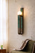 Orbola Wall Lamp - Green / White ash wood; Handmade tiles / L: 4.25’’ W: 7’’ H: 36’’ - Lighting