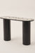 Oro Inlay Table - Black / Wood & Bone / 125L X 45W X 76H In Cms - Indoor Furniture