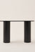Oro Inlay Table - Black / Wood & Bone / 125L X 45W X 76H In Cms - Indoor Furniture