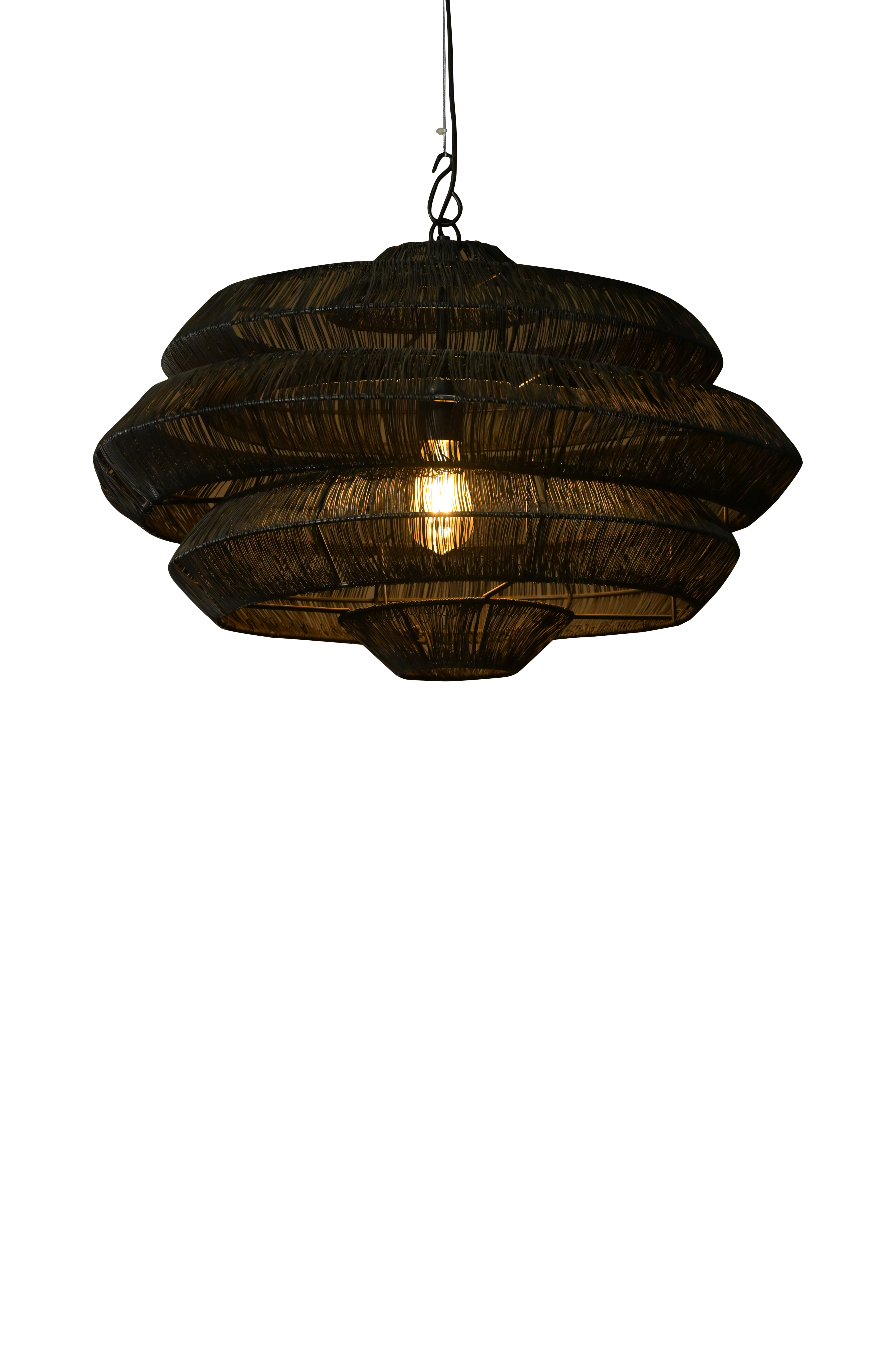 Oslo Pendant - L:27 x W:27 x H:17 In inches / Metal - Lighting