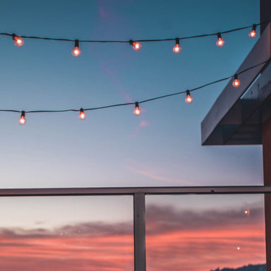 Outdoor Balcony Terrace String Lights