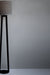 Oval Base Geometric Tower Matte Black Iron Floor Lamp 40w Brass Antique Holder